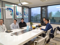 熱烈歡迎杭州上城區(qū)科技局領導蒞臨創(chuàng)綠家指導！